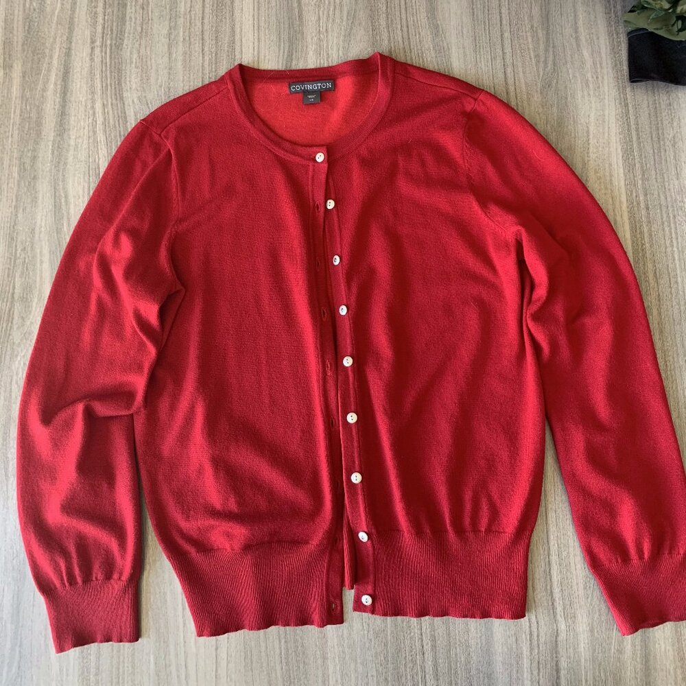 Red Cardigan